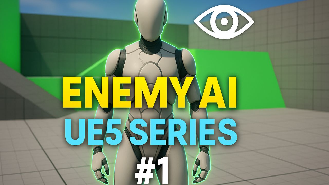 Unreal Engine 5 Enemy AI Series #1 – Setting Up Enemy Blueprint & AI Sight Blueprint Only