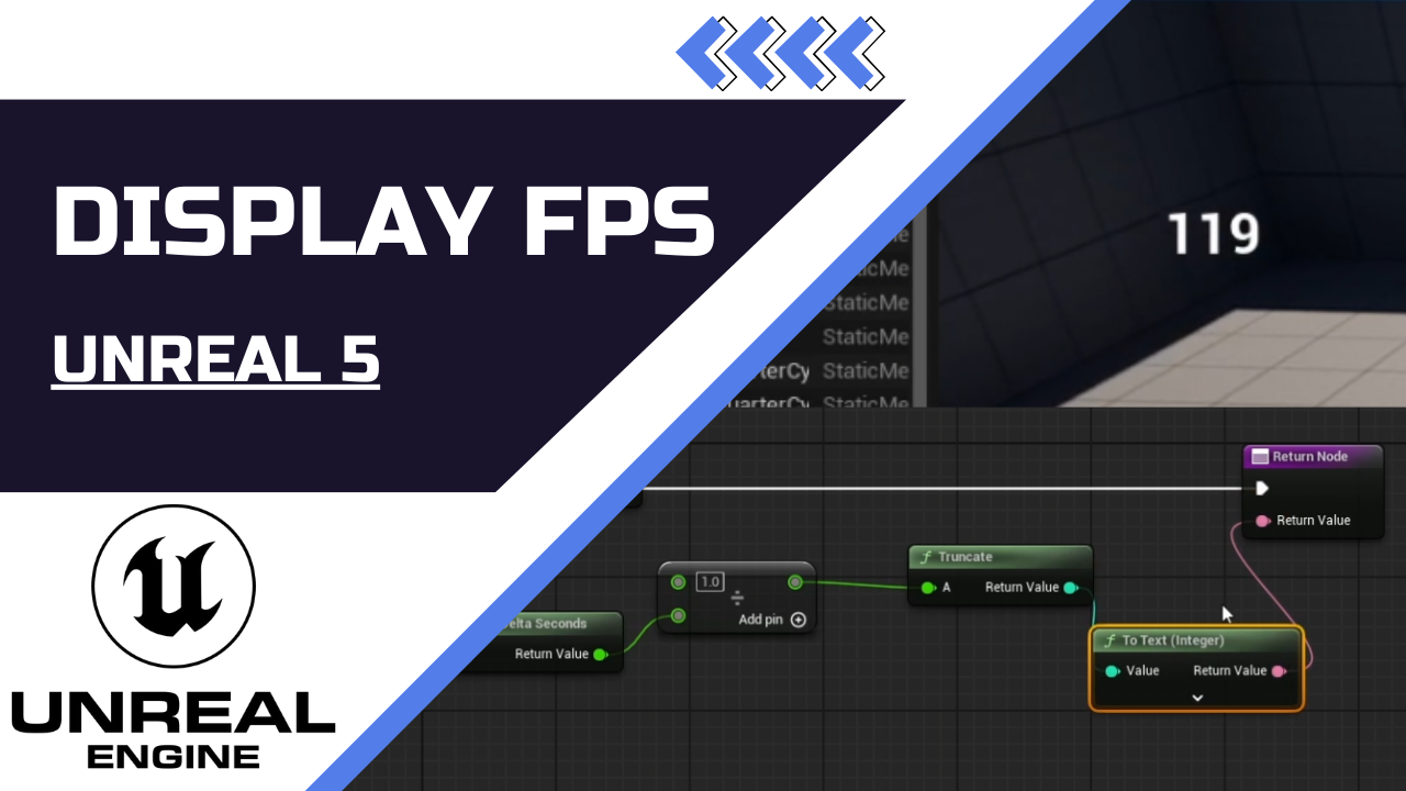 Unreal Engine 5.5: Display FPS Using Widget Blueprint | Quick Tutorial