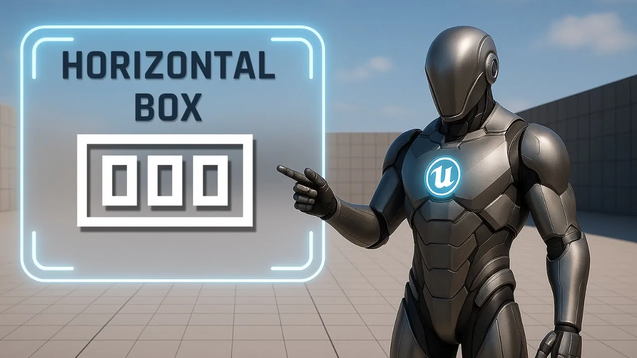 Horizontal Box in Unreal Engine UI – Build Clean Row Layouts