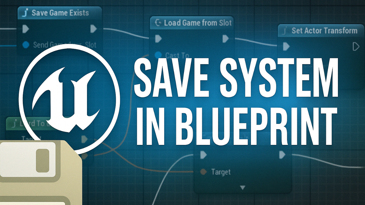 How to Make a Save System in Unreal Engine 5 – Blueprint Tutorial (4 Minutes)