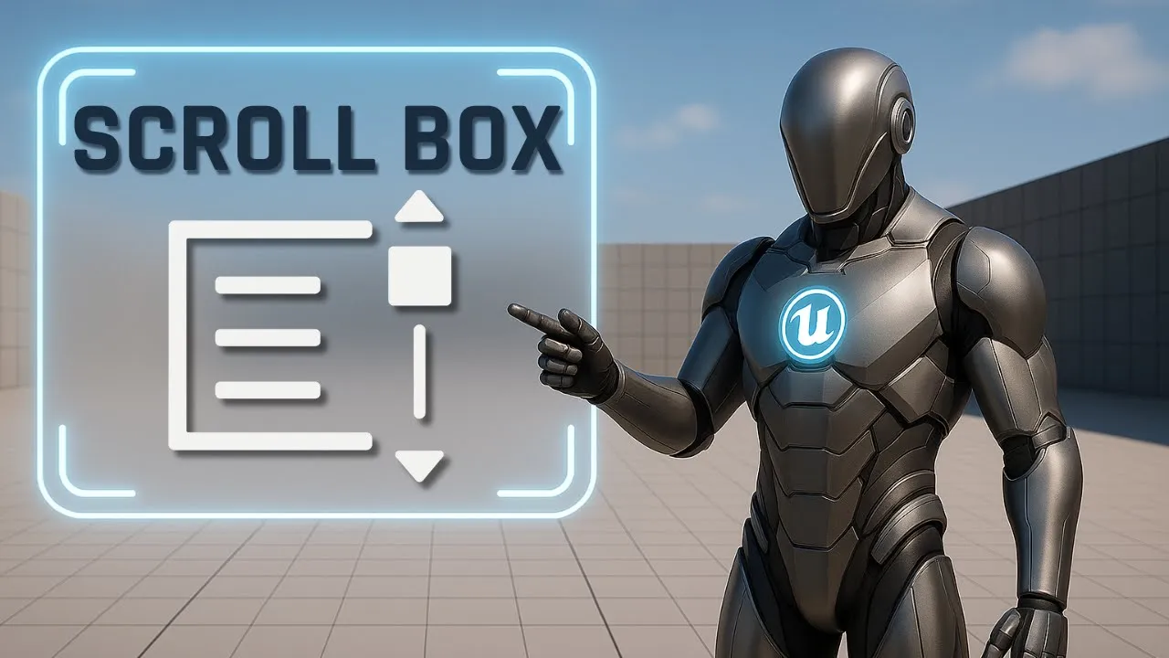 Scroll Box in Unreal Engine UI – Effortless Scrollable Menus and Lists