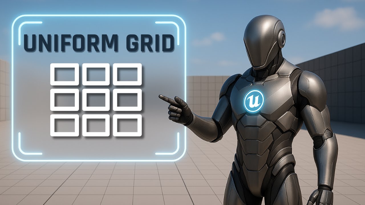 Uniform Grid Panel in Unreal Engine UI
