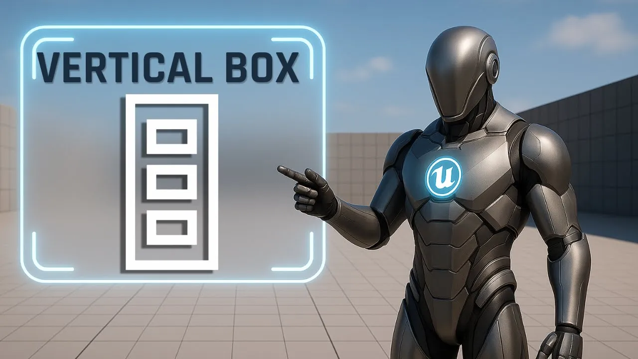 Vertical Box in Unreal Engine UI – Clean Rows with Centered Layouts